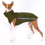 Gilet polaire vert foncé (avec fermetures éclair)