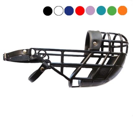 Muselière pour lévriers - taille 3 fermée (plusieurs couleurs)