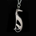 Collier lévrier style art déco