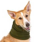 Snood polaire vert foncé