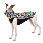 Gilet softshell & polaire géométrique (avec fermetures éclair)